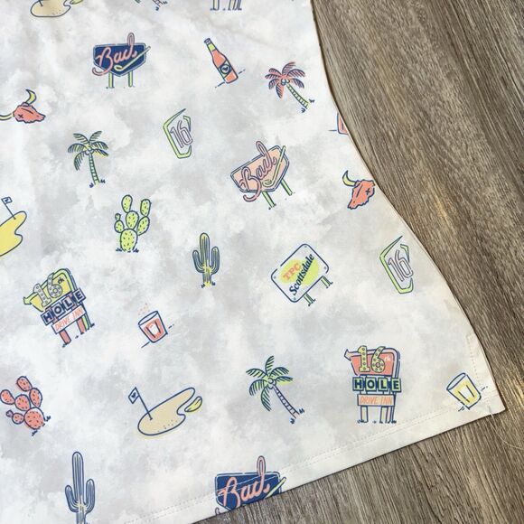 Bad Birdie WM PHOENIX OPEN Golf Polo Shirt Womens Small PGA Phoenix Open - Picture 8 of 11